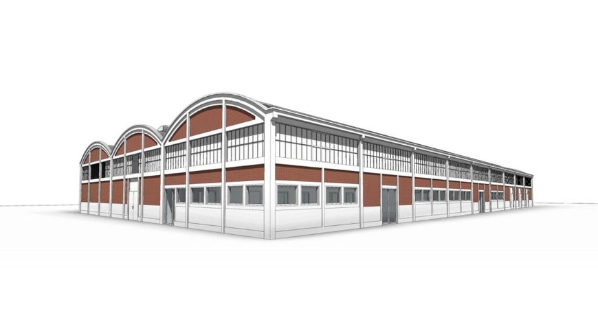 Nous lançons les travaux de rénovation d’un bâtiment d’une usine biterroise dans le cadre de sa diversification d’activité liée à la production d’électrolyseurs